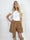 Pams Broderie Shorts - Højtaljede plus size shorts i broderie anglaise