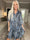 Milano Pattern Midi - Mönstrad klänning med lager på lager look