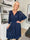 Pamela Glitter Short - Paljettklänning i plus size med volanger och smock
