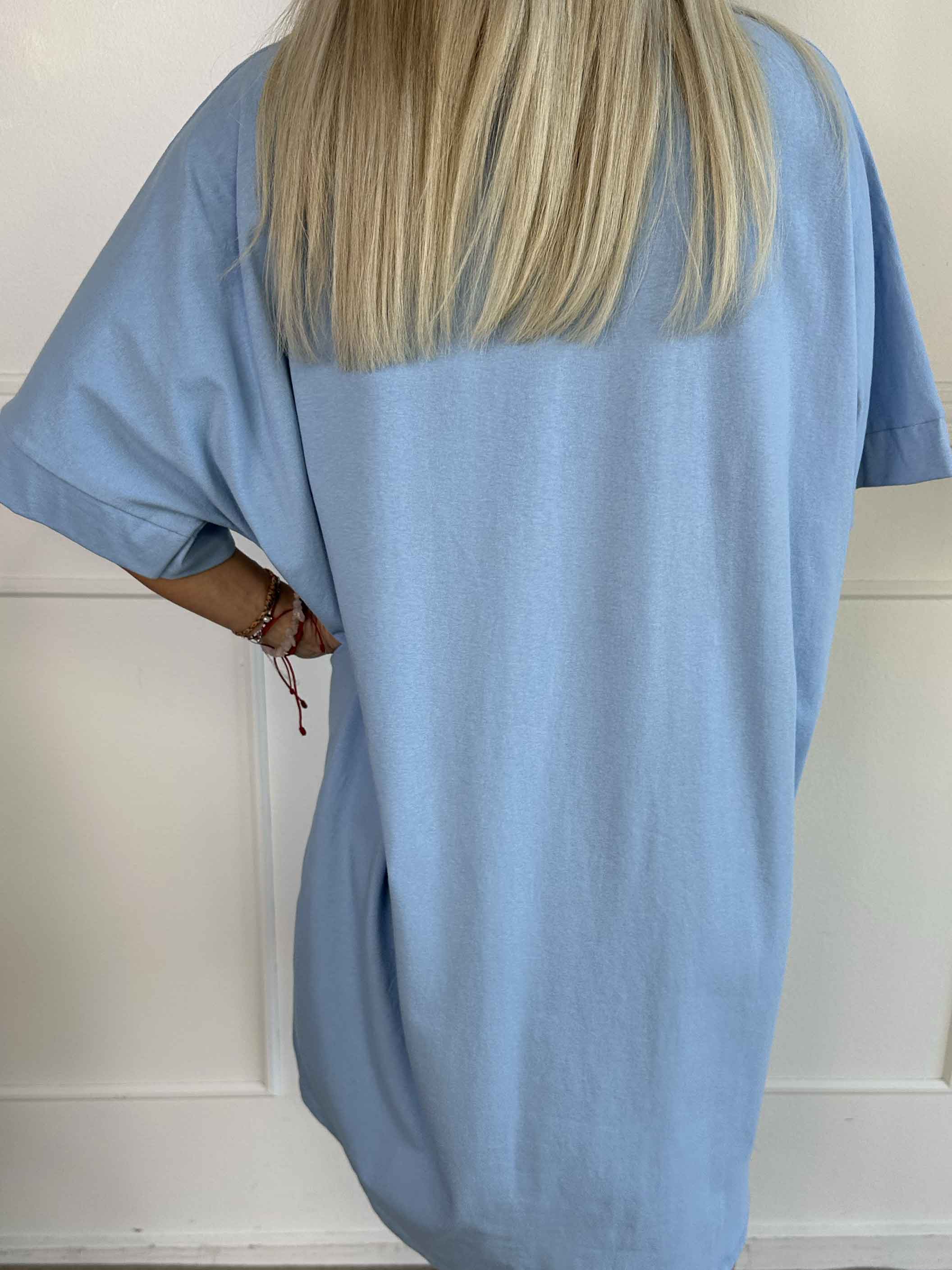 Mintu Dress - T-shirtklänning i bomull med similisten
