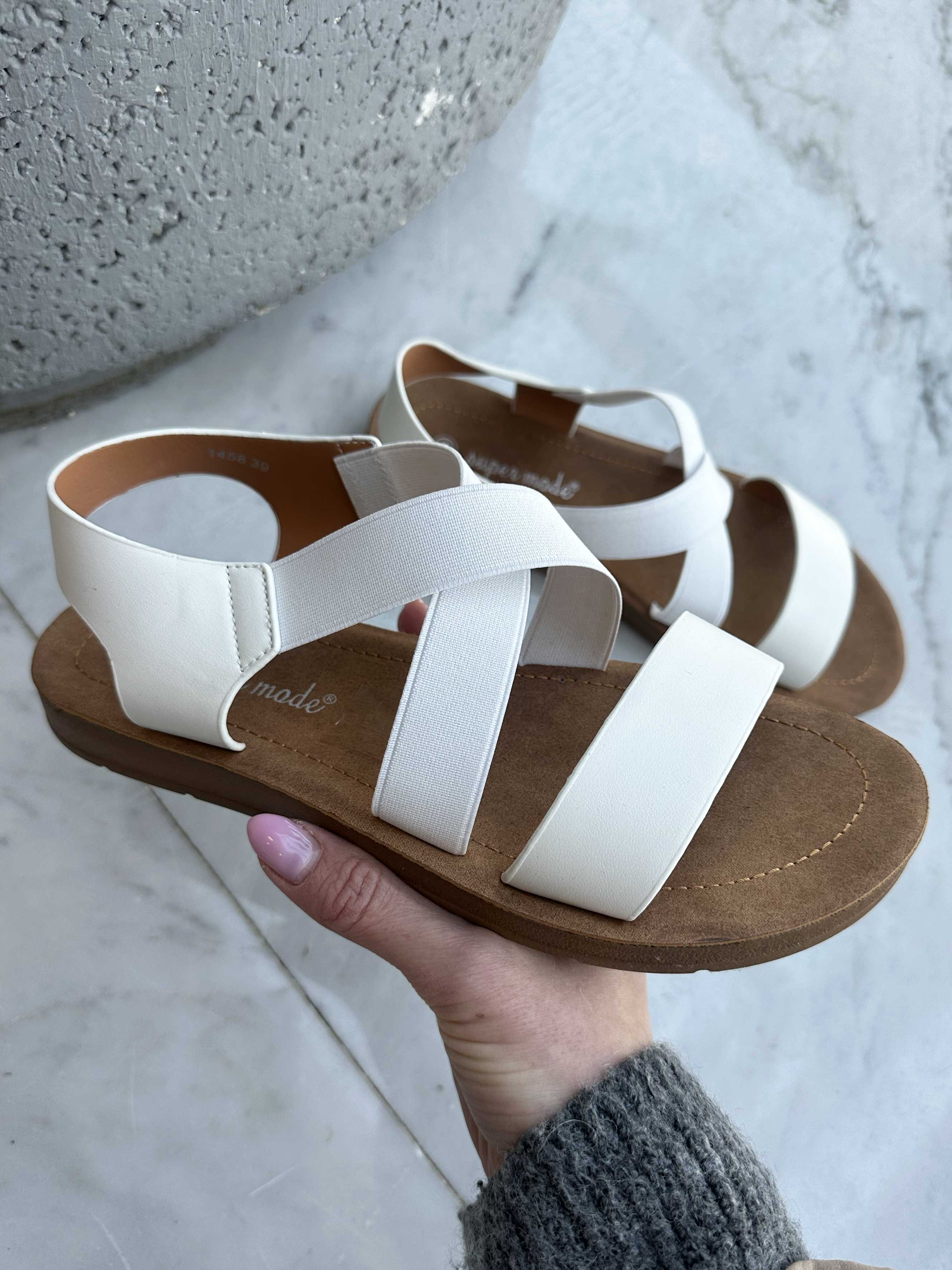 Penny - Sandaler med elastiska remmar
