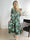 Milano Gold Flower - Lång klänning med lager på lager look
