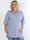 Ingrid - Sød plus size skjortekjole med striber