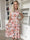 Kelly Floral Sleeveless - Blommig klänning med smockat bröst