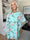 Kenya Flower - Kjole med et let chiffonstykke