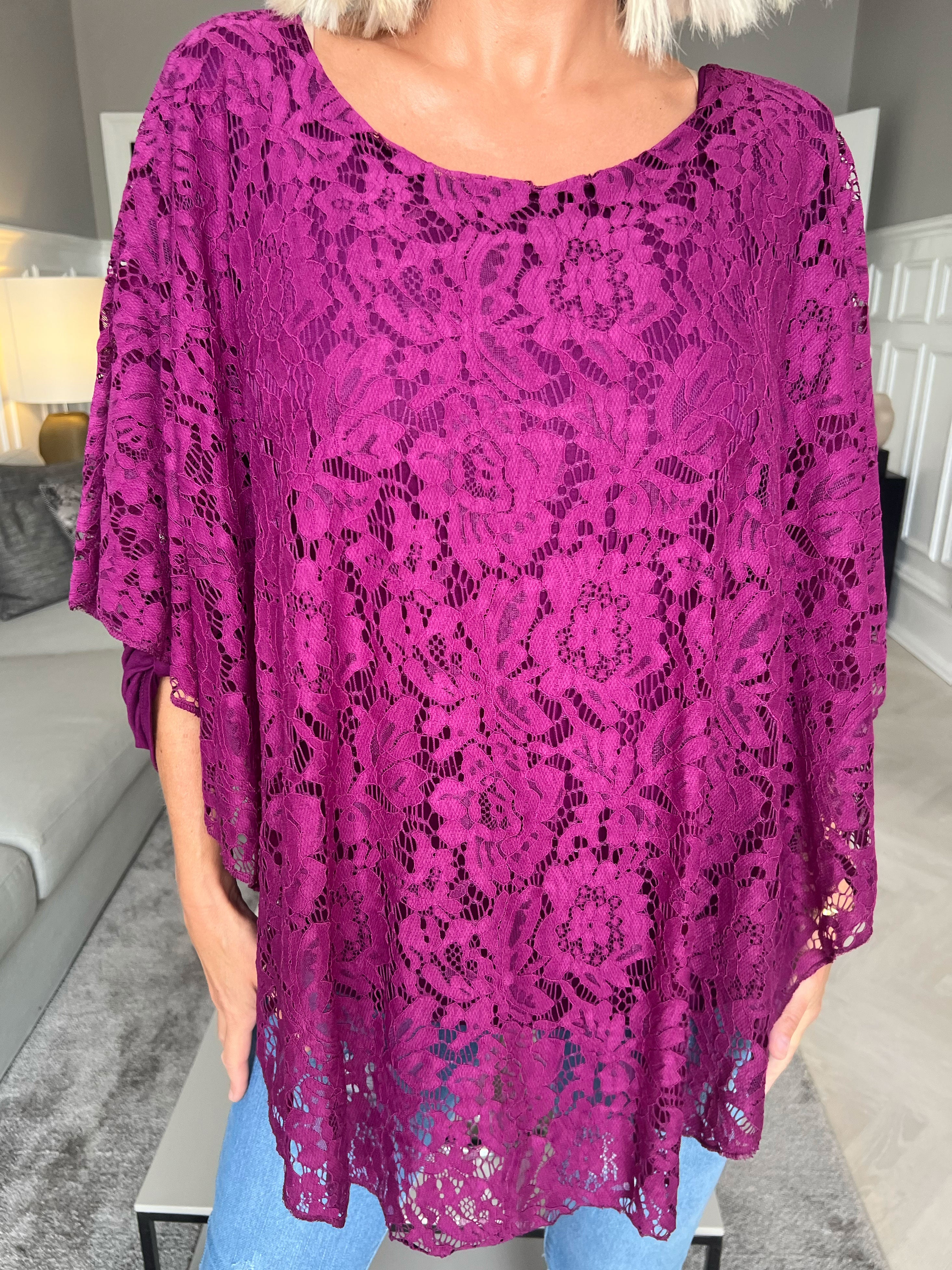 Kenya Lace Shirt - Tunika med spetslager
