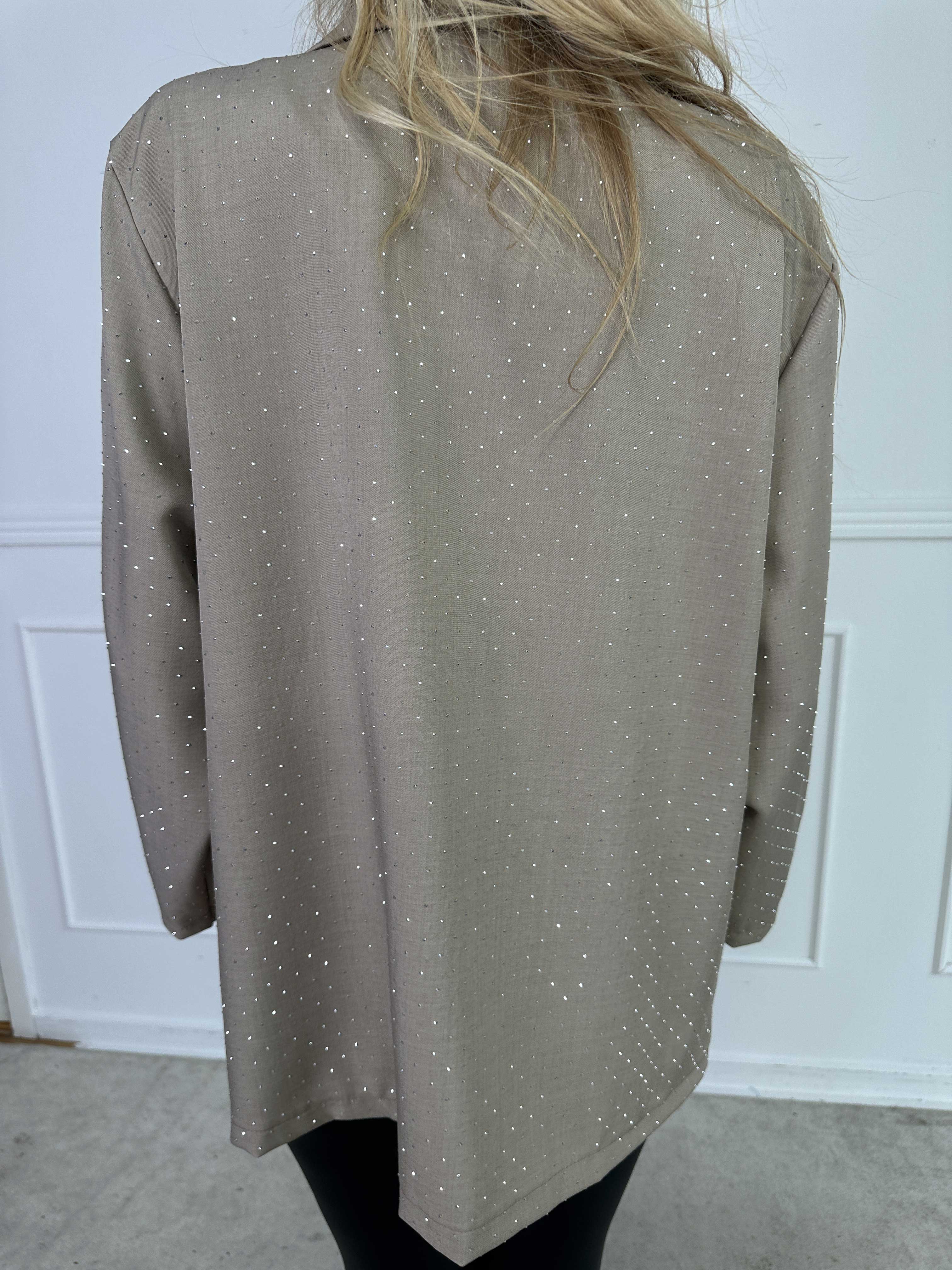 Lanthe - Kavaj med glittrande strass