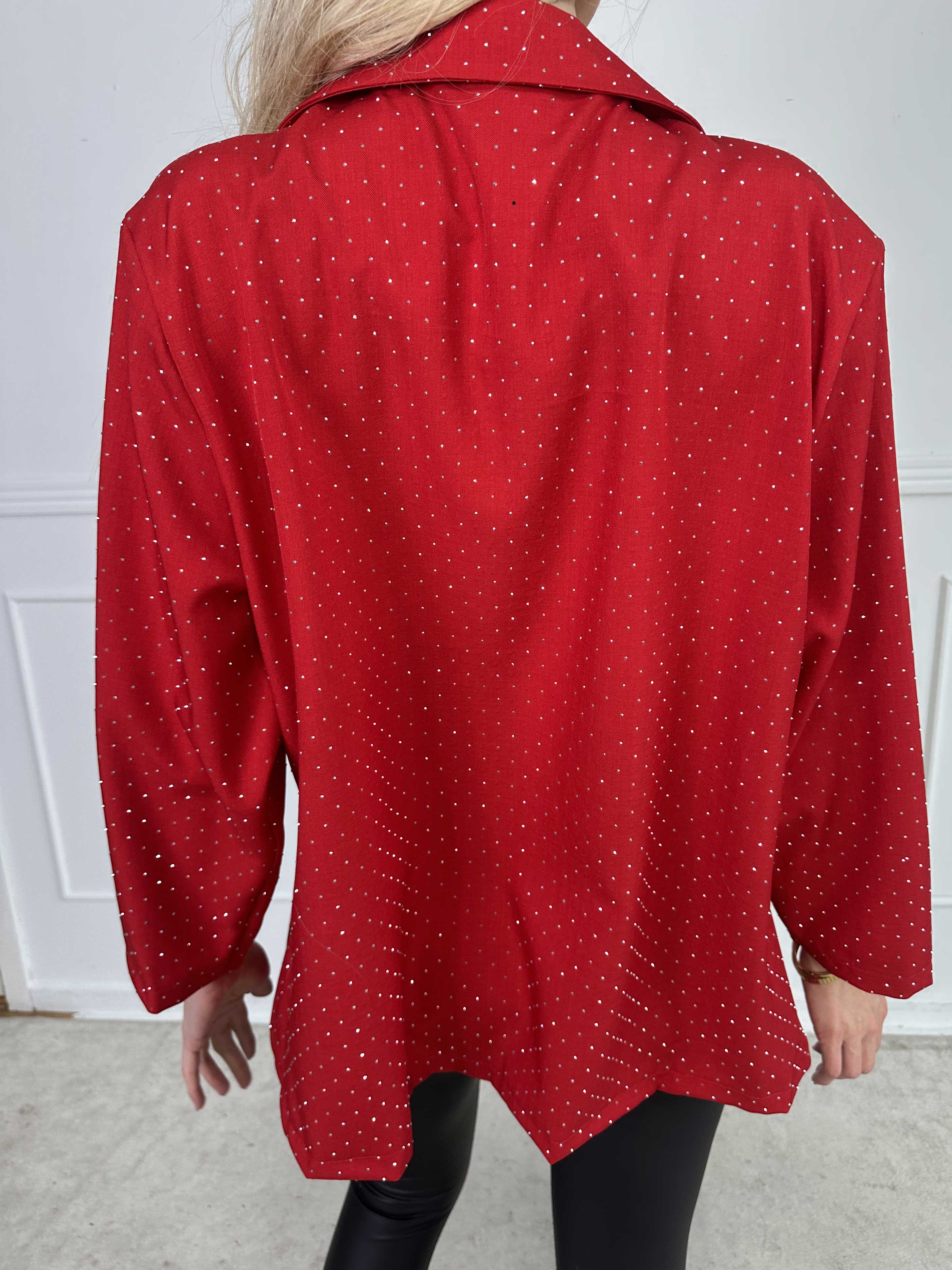 Lanthe - Kavaj med glittrande strass