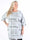 Lora - Plus size t-shirtklänning med text