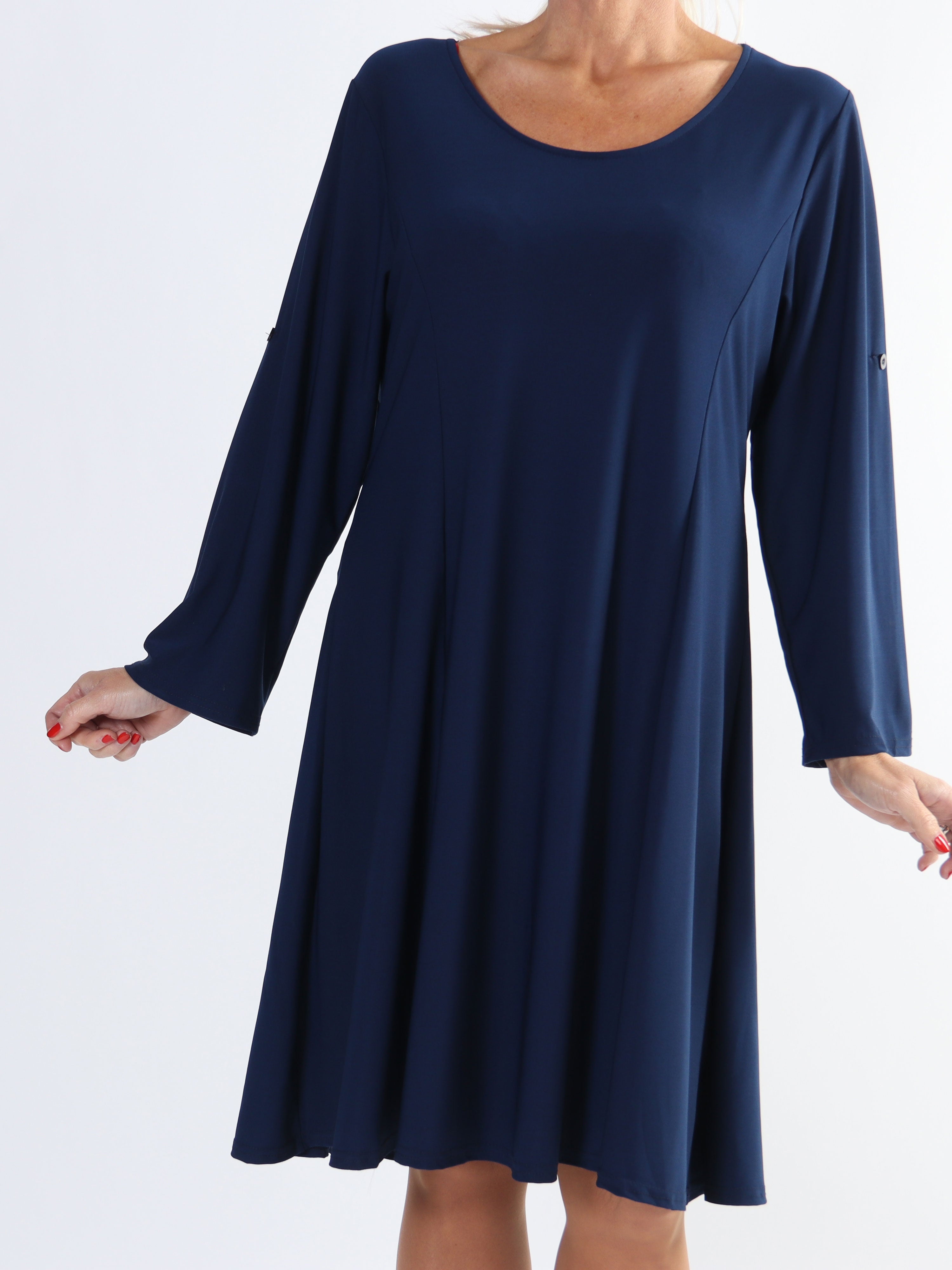 Maj Plain L/S - Klänning med resår i normal storlek