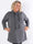 Merah - Luvtröja i plus size med dragkedja