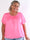 Miracle Plain - Skønneste plus size t-shirt i plain farve med elastik for enden
