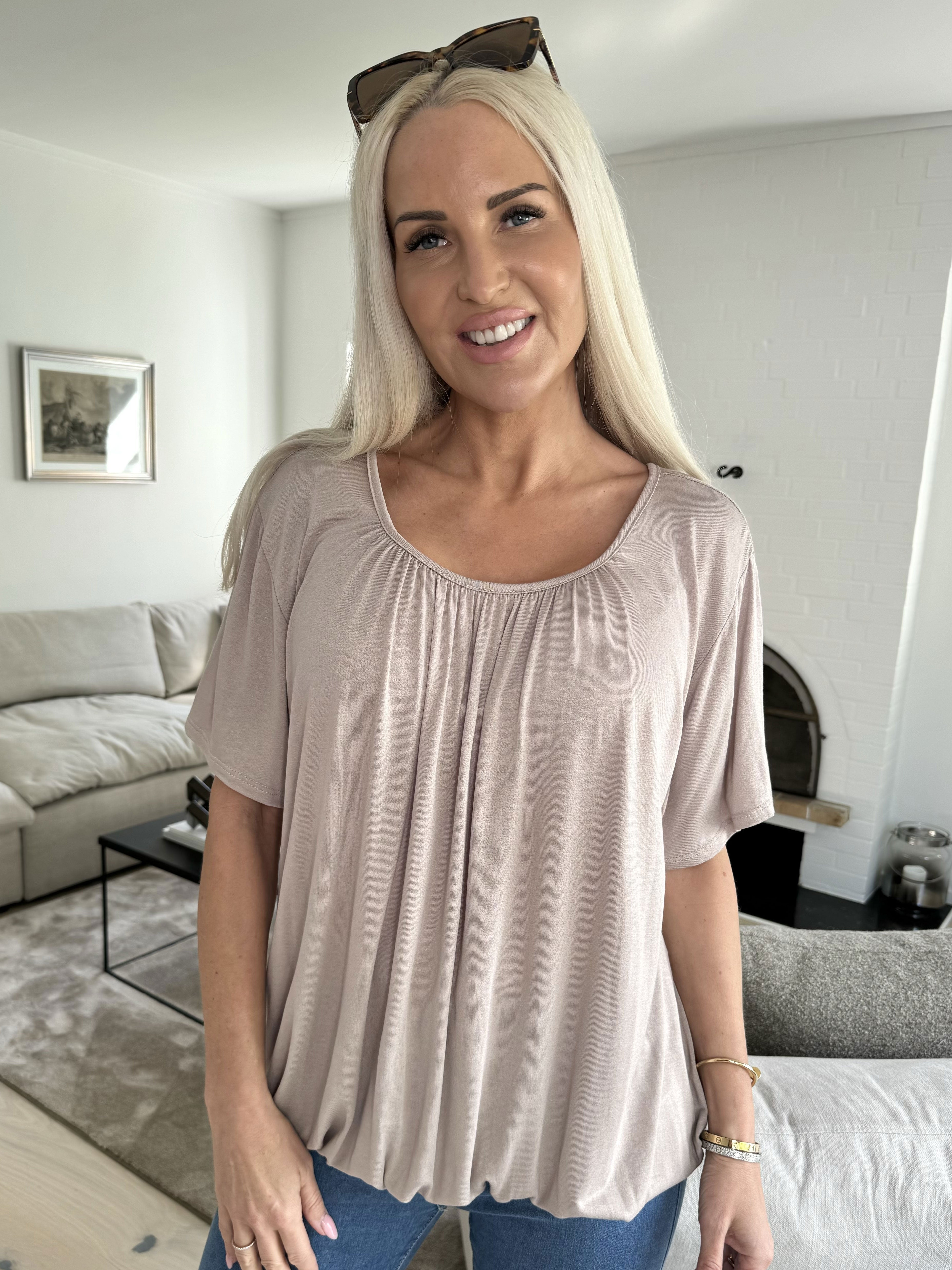 Miracle t-shirt - Bas t-shirt med resår i nederkanten