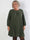 Nancy Glitter Short L/S - Plisserad plus size klänning med fickor och glitter