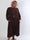 Nancy Long Sleeve - Lång plus size klänning med plissering och fickor