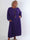 Nancy Long Sleeve - Lång plus size klänning med plissering och fickor