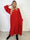 Nancy Long Sleeve - Lång klänning med plissering och fickor