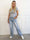Nicoleja - Lyse denim jeans med ripped detaljer