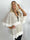 Pamela Glitter Shirt - Tunika med paljetter, smock och volanger