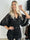 Pamela Glitter Shirt - Tunika med paljetter, smock och volanger