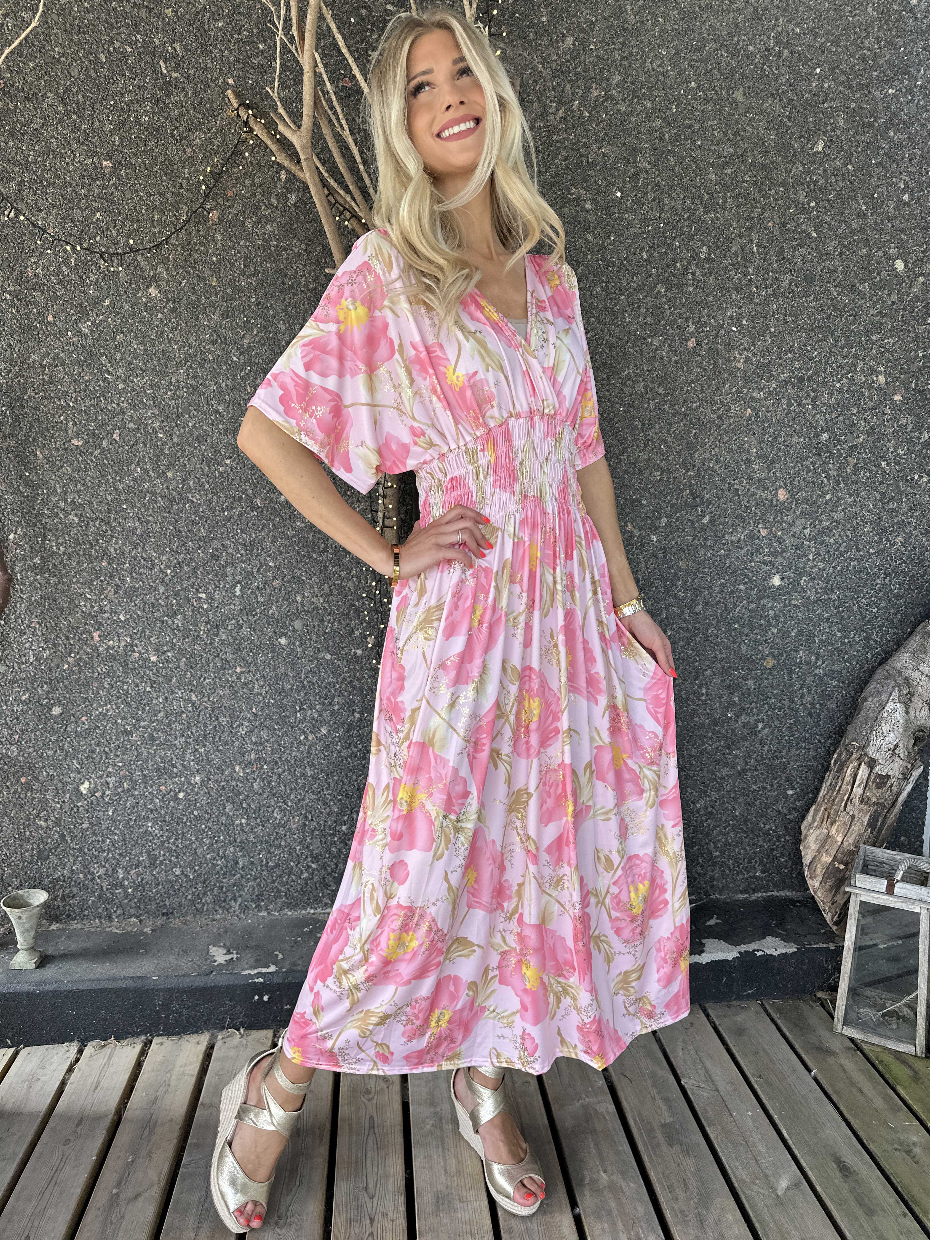 Pams Botanic - Stretchig blommig klänning