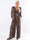 Pams Leo Jumpsuit L/S - Jumpsuit med resår i stora storlekar