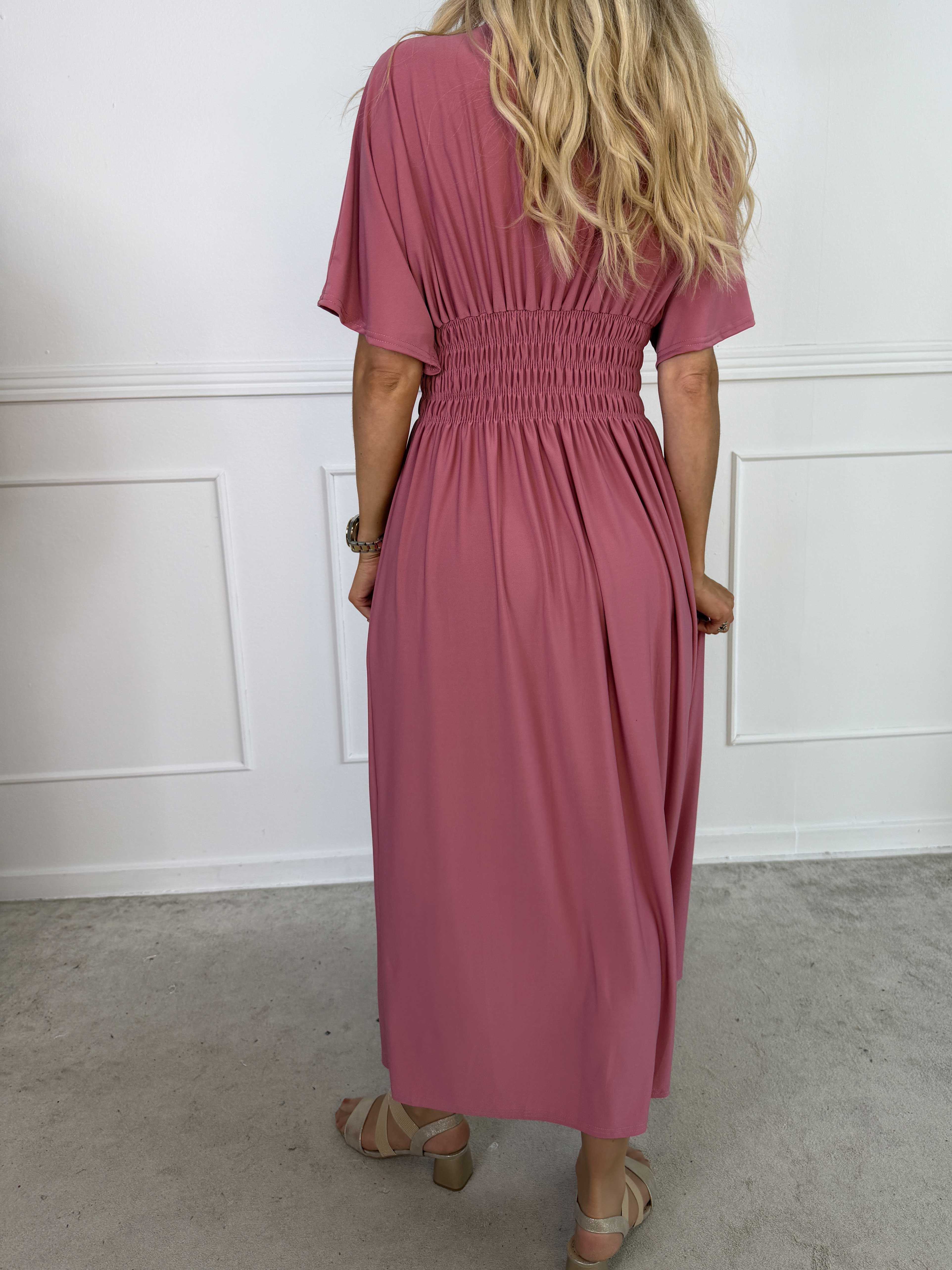 Pams Plain - Elastisk kjole med smock