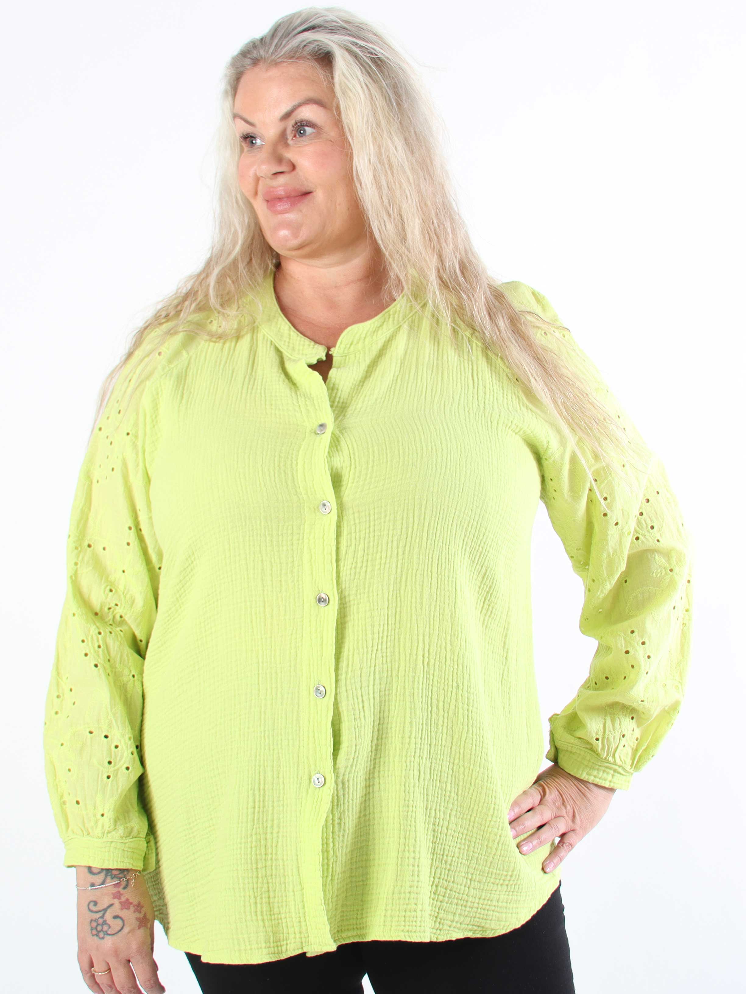 Sandrini - Mjuk bomullsskjorta i plus size