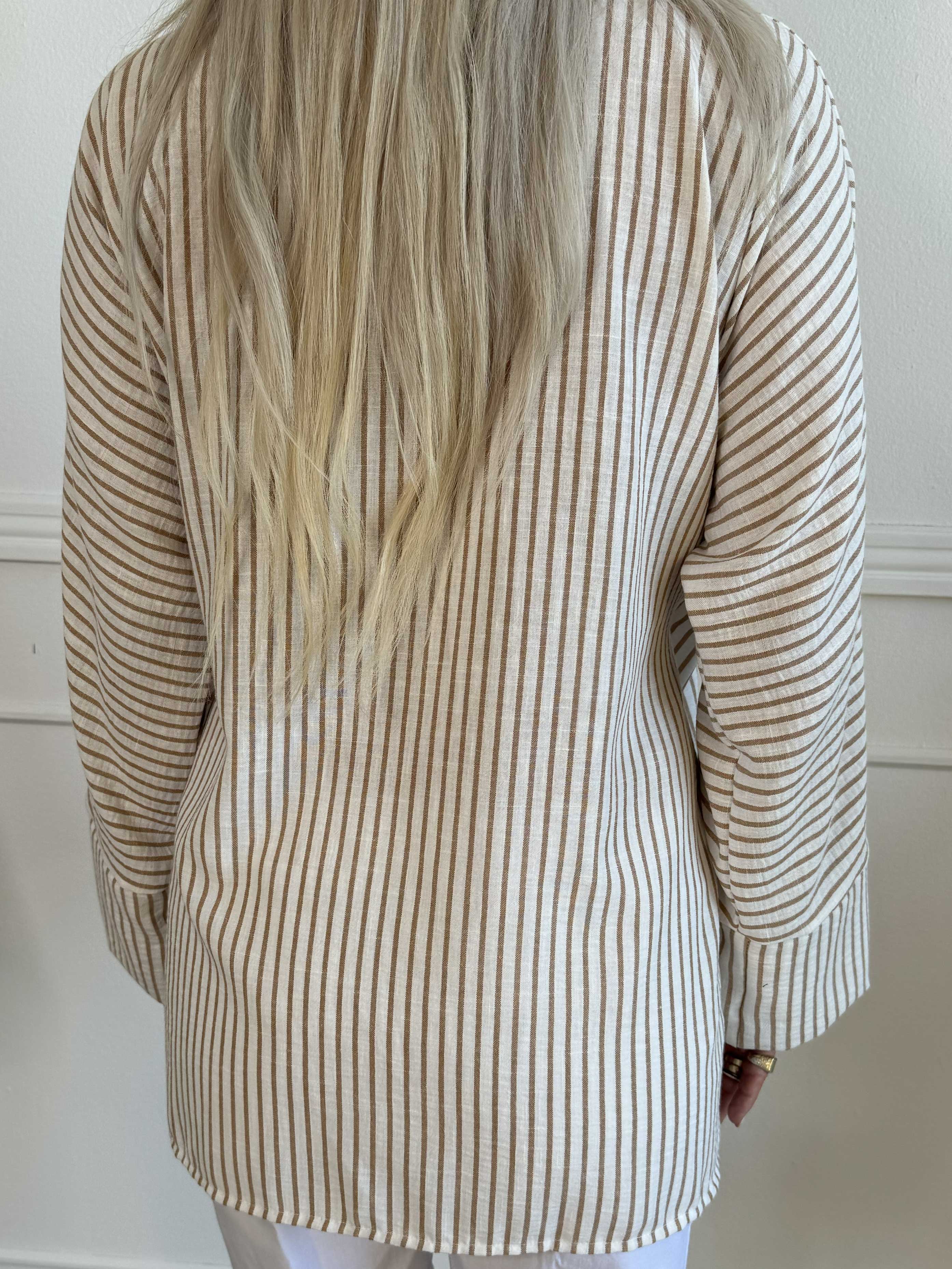 Sarah Stripe - Söt randig omlott-tunika