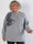 Thalassa - Plus size sweatshirt i bomull med stor velourrosett