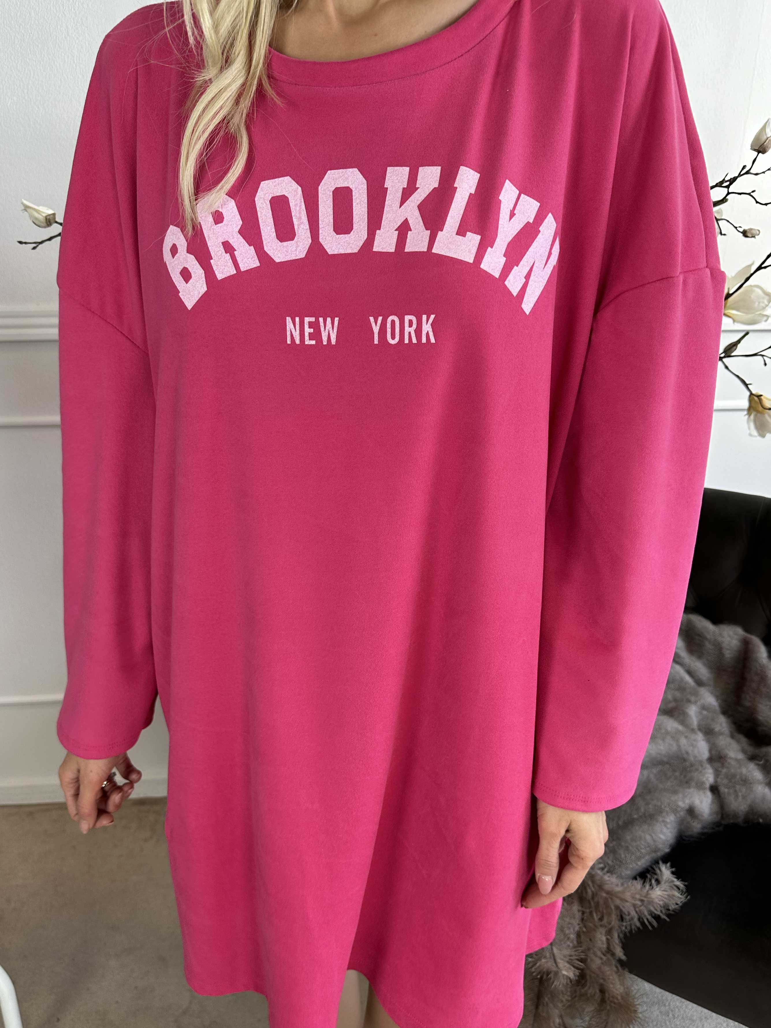 Thalia - Mycket mjuk sweatshirt med brooklyn stående