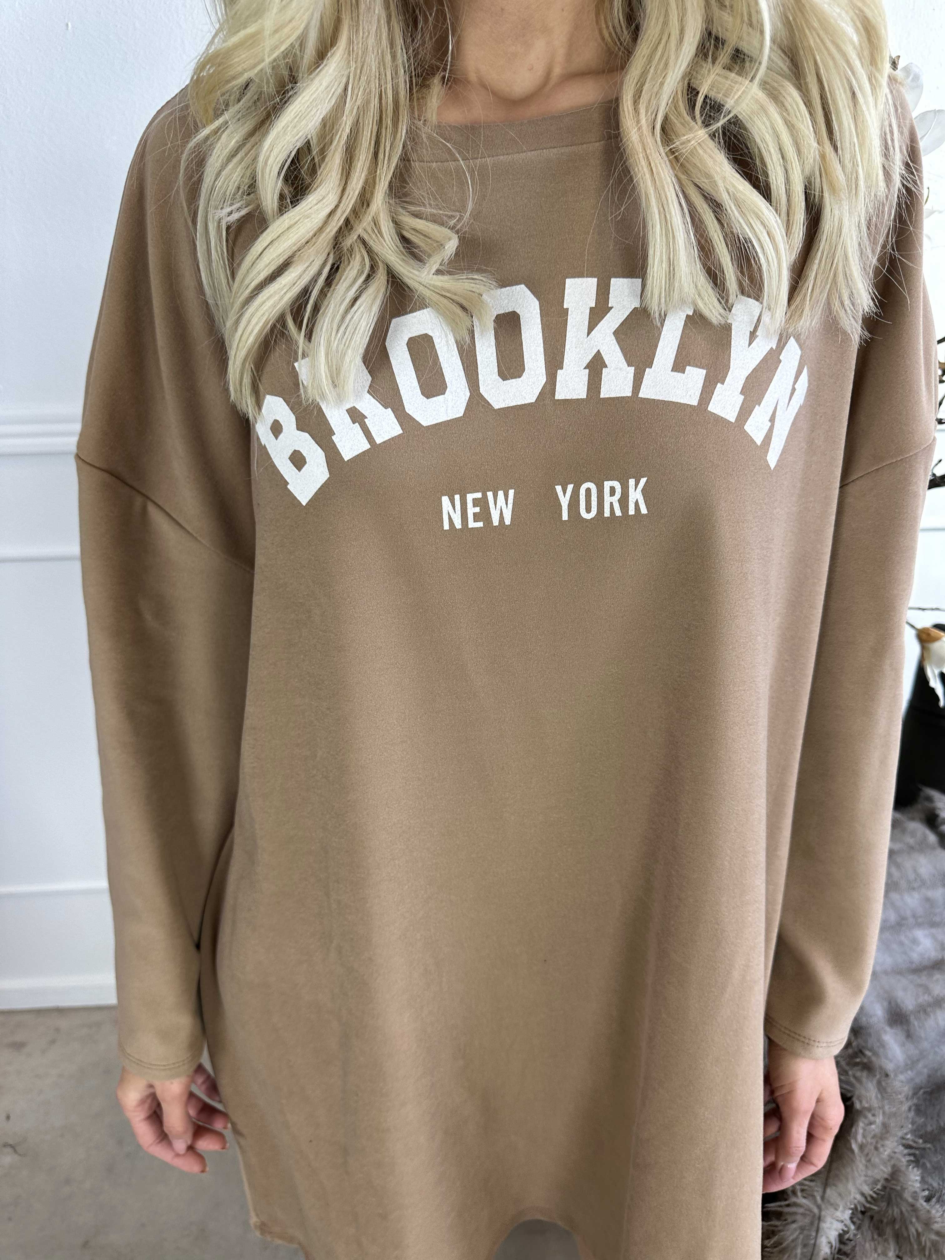 Thalia - Mycket mjuk sweatshirt med brooklyn stående