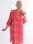 Vanesa Christmas Dress - Skjortklänning i plus size med julmönster