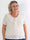 Ventura - Sød plus size tunika i blød elastisk blonde med fin flæsekant