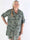 Celestine - Plus size bomullsskjorta med tryck och fickor