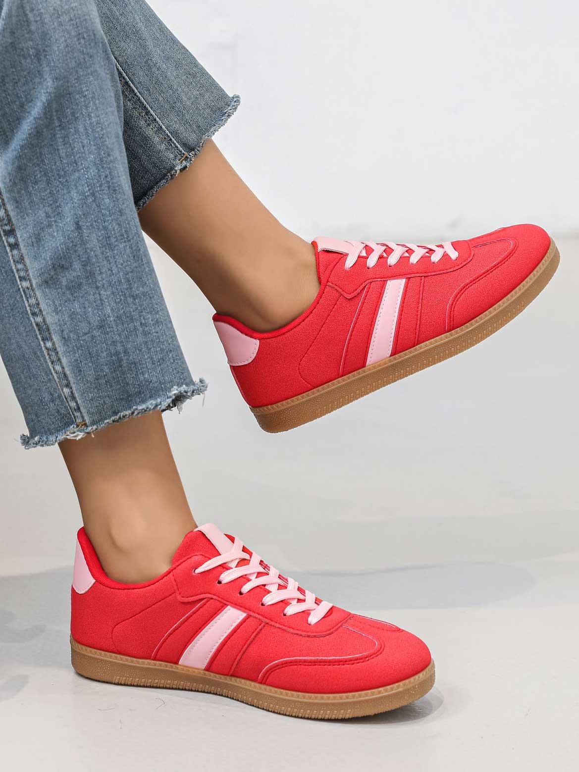 Sabrina - Sneakers med gummisula