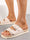 Tia - Sandaler med spännen och flätad sula