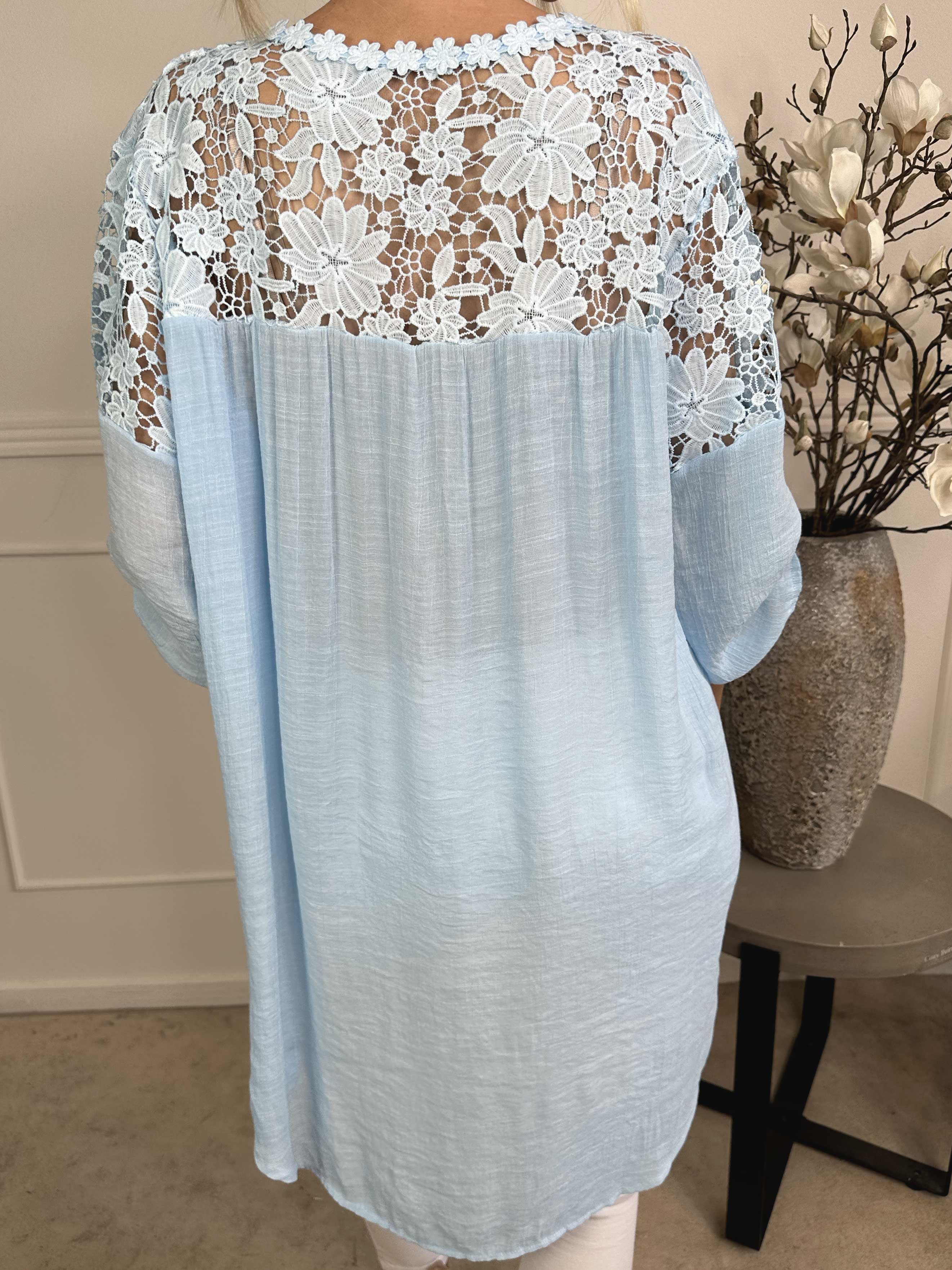 Juliette - Tunika med broderier i bomullsblandning