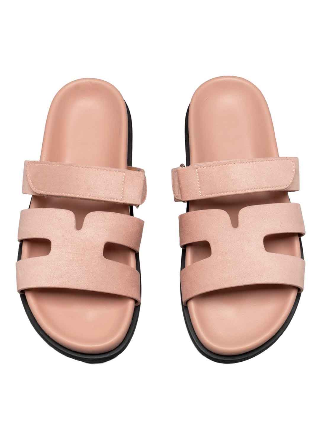 Bonita - Sandal med remme i ruskindslook