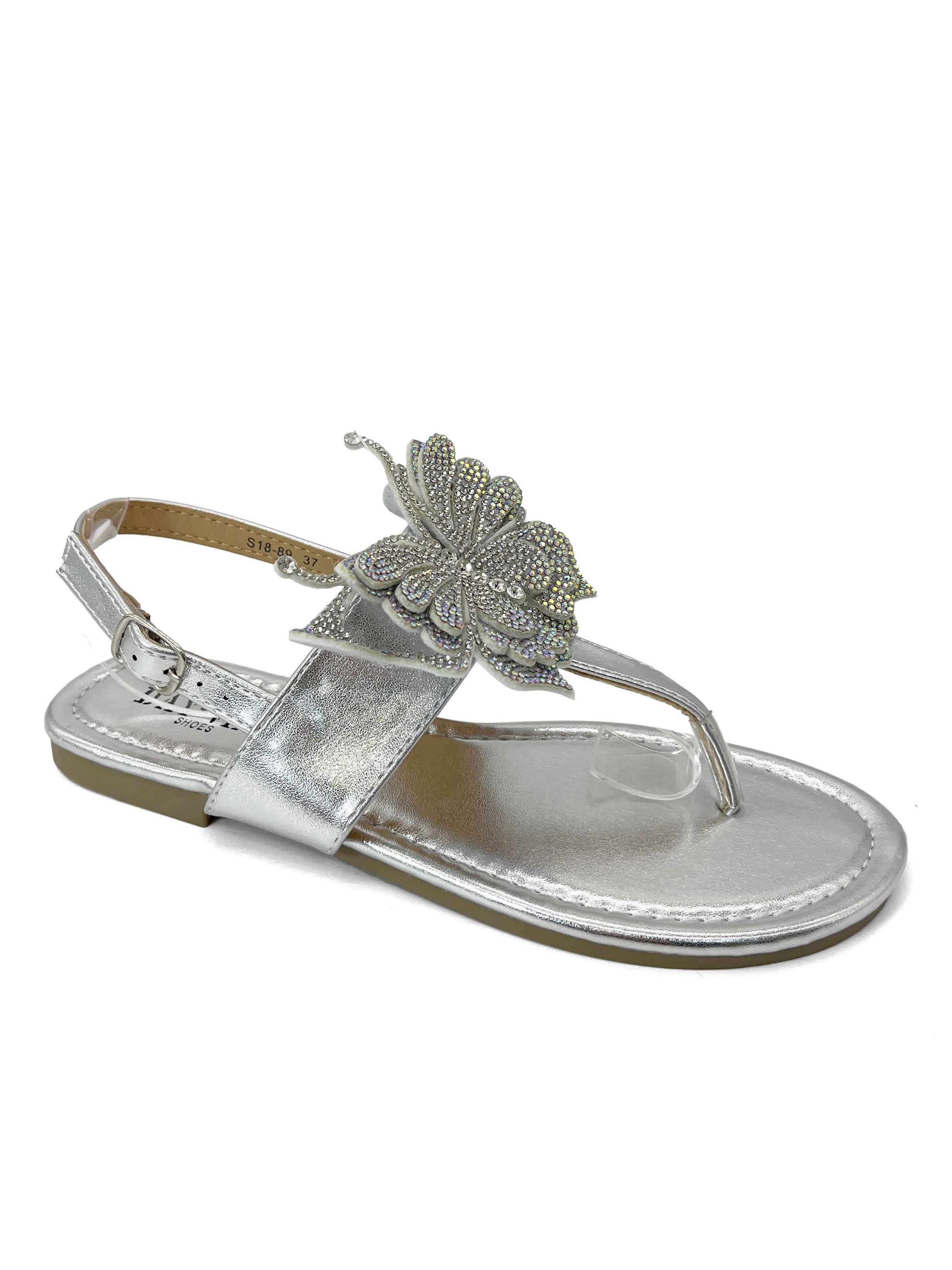 Lily - Söta sandaler med fjäril prydda med liknelser