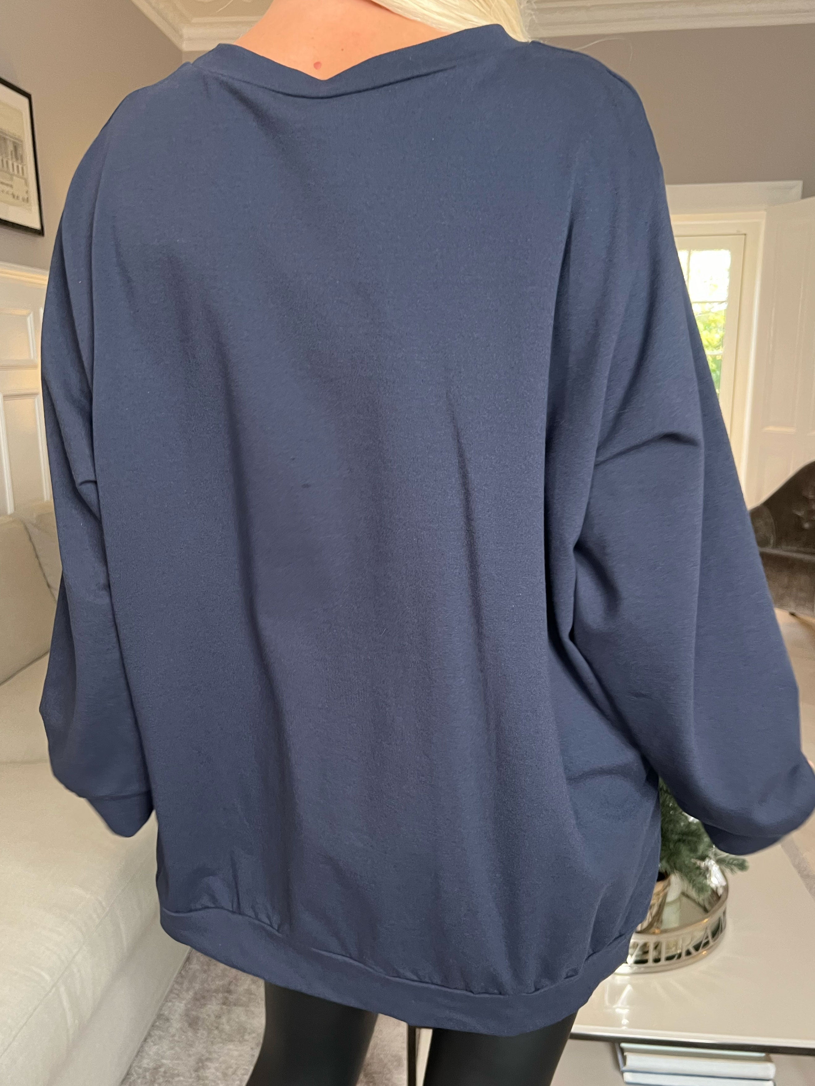 Abena - Sweatshirt med vogue stående på bröstet