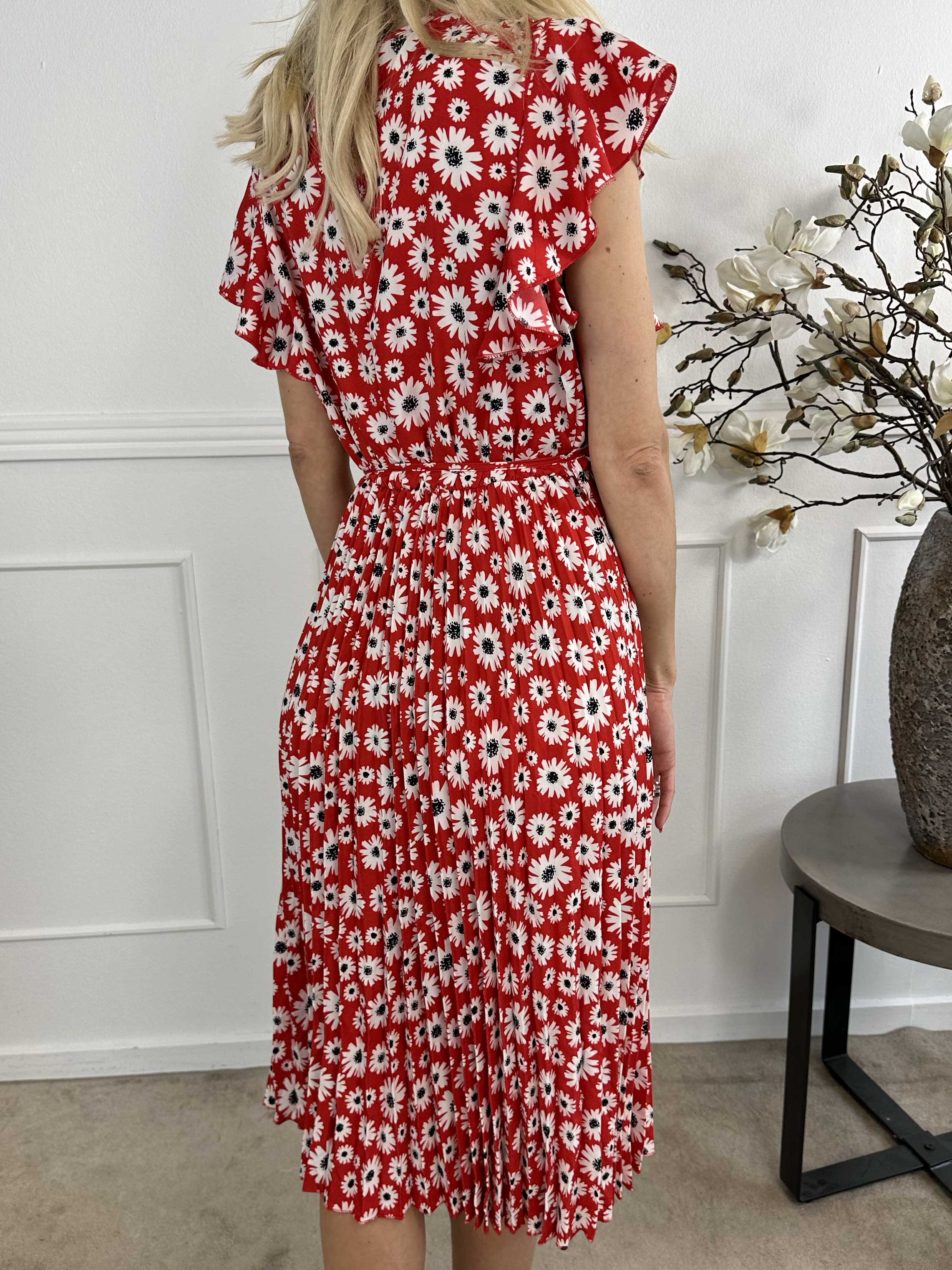 Callidora Flower - Blommig klänning med veck och volanger
