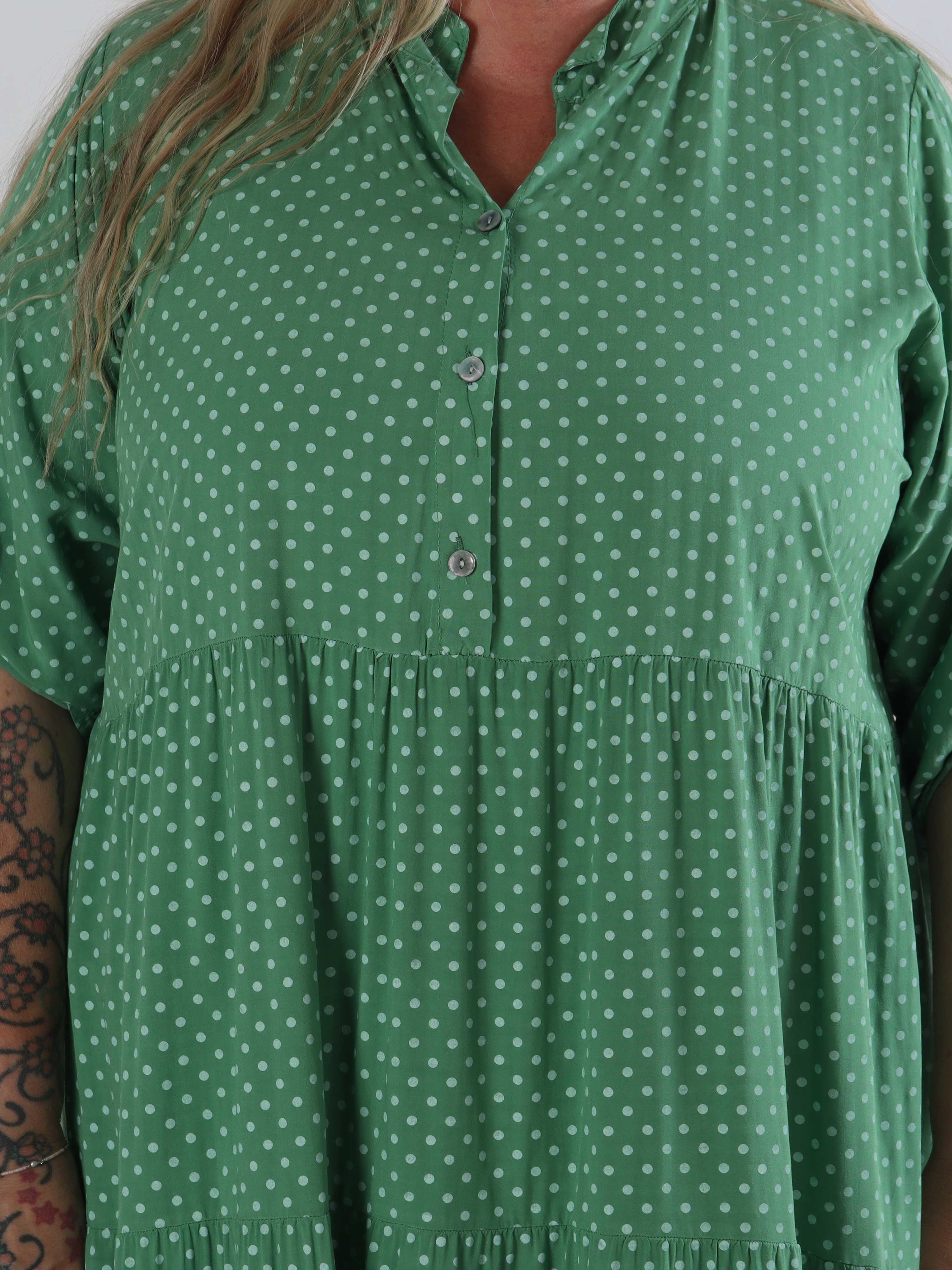 Dotti - Plus size-klänning med lager på lager-look i viskos