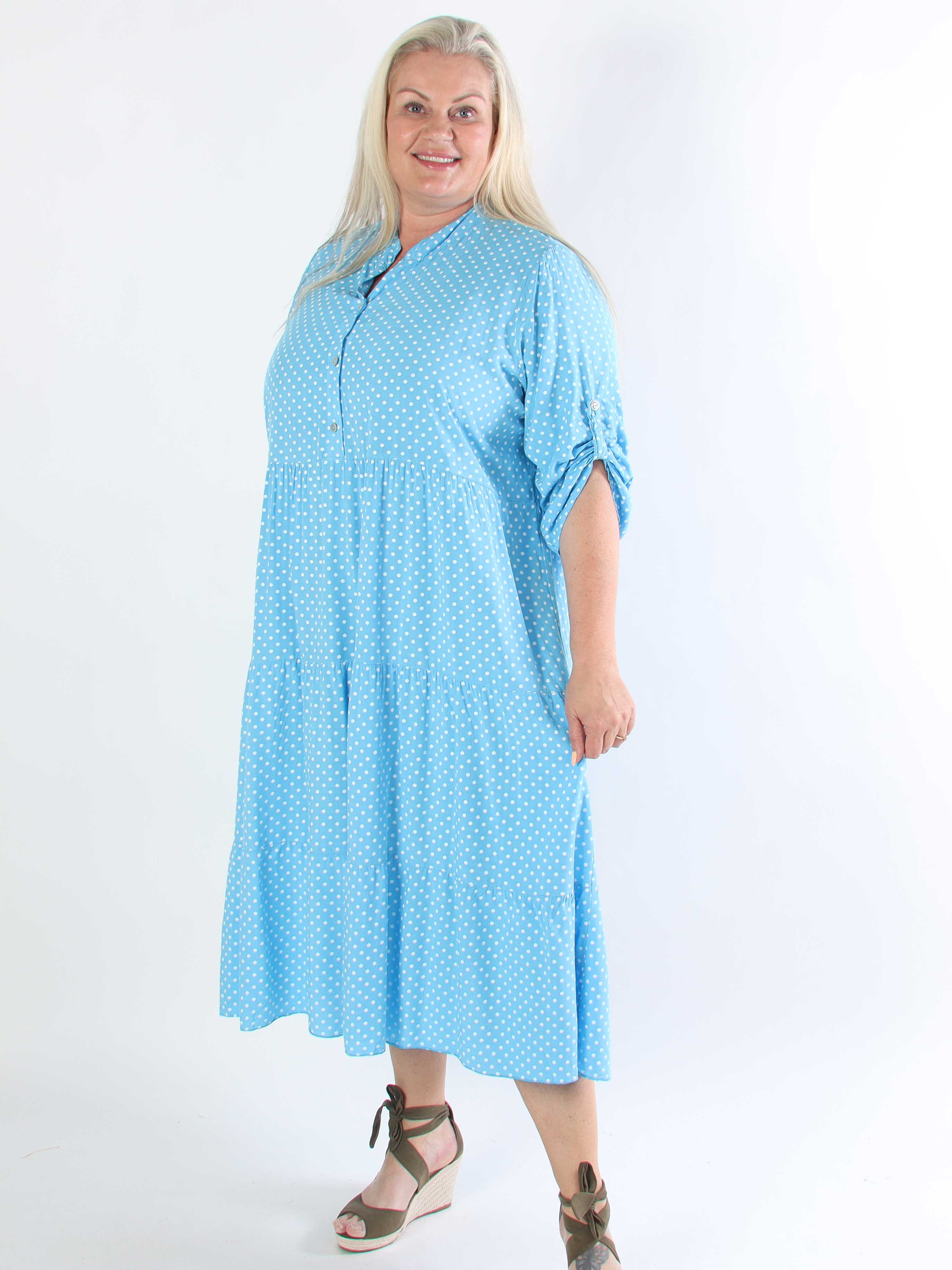 Dotti - Plus size-klänning med lager på lager-look i viskos