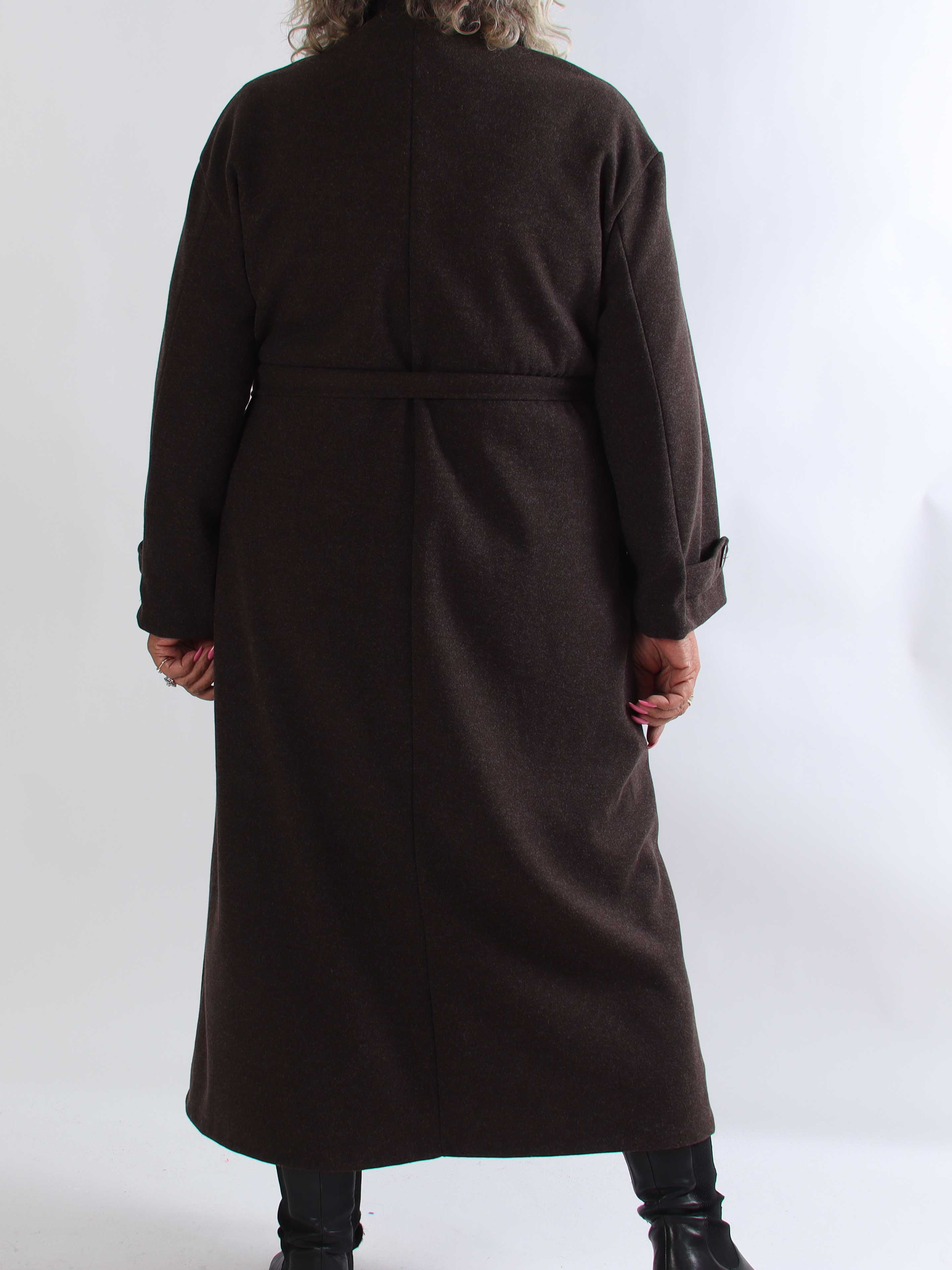Gianna – Snygg och mjuk plus size trenchcoat med stora fickor