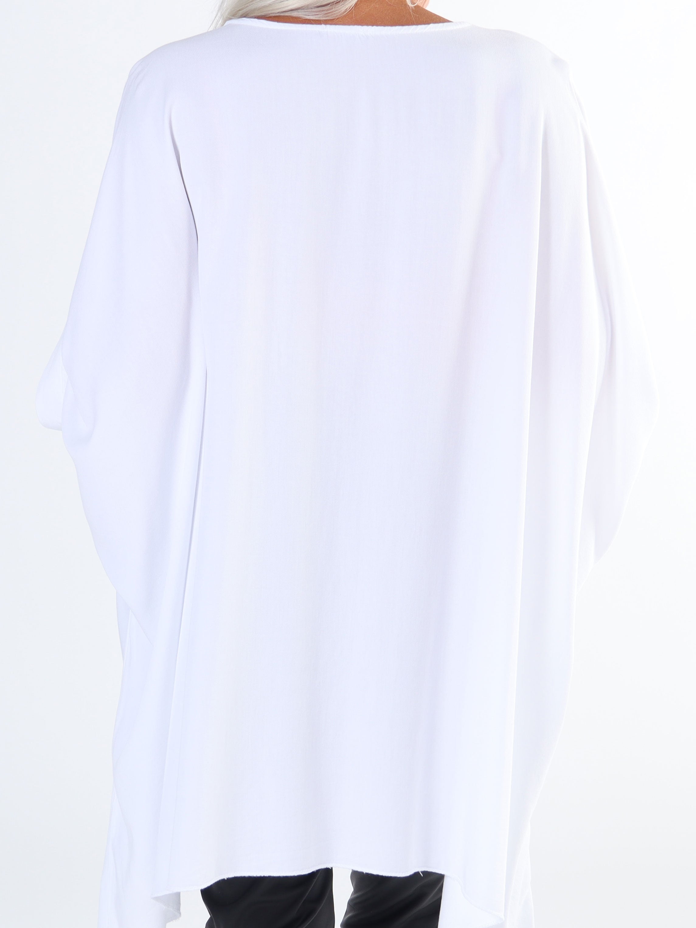 Hope Short - Cool plus size blus med motiv framtill