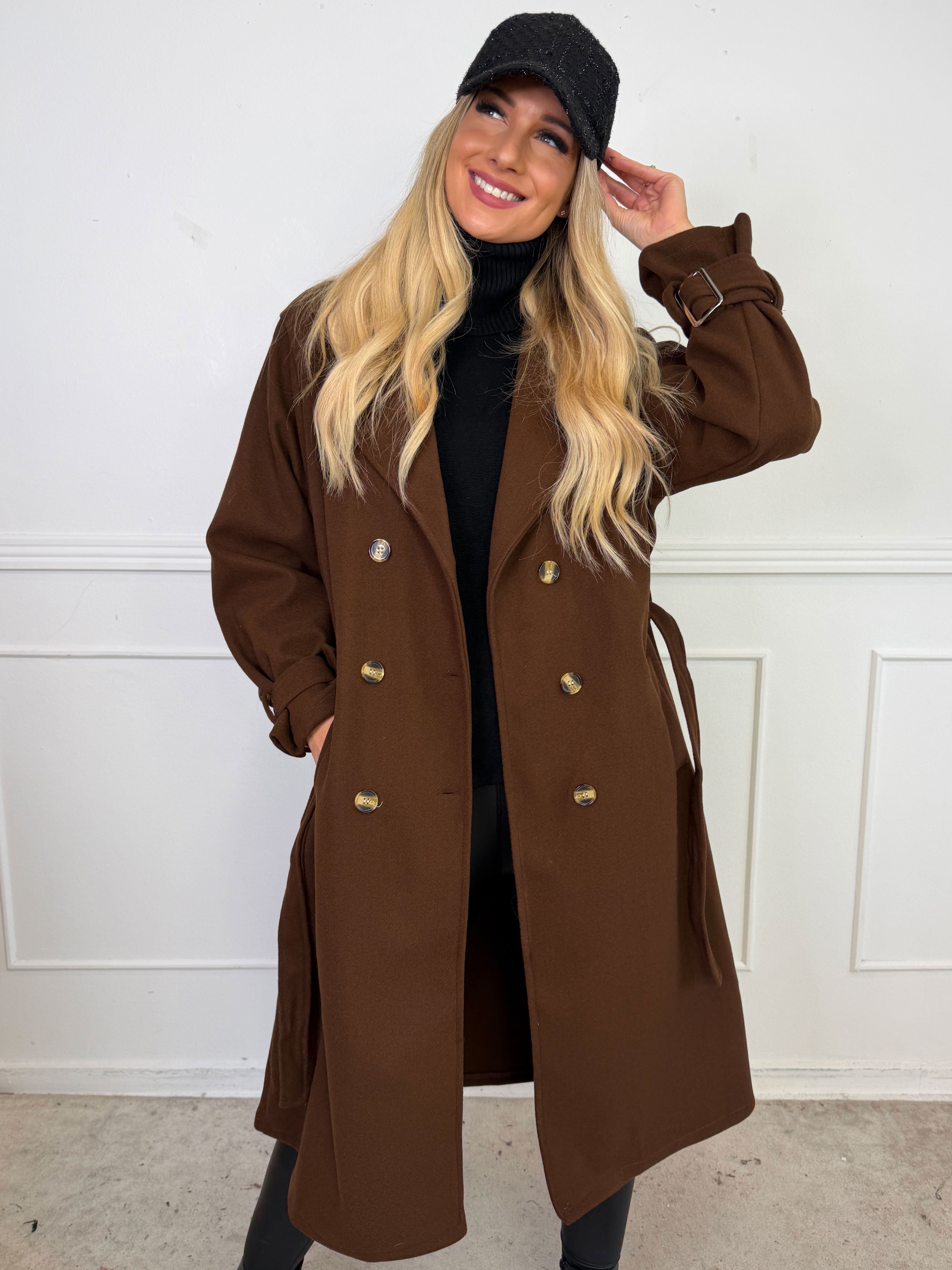 Sharpay Coat - Trenchcoat med knytband