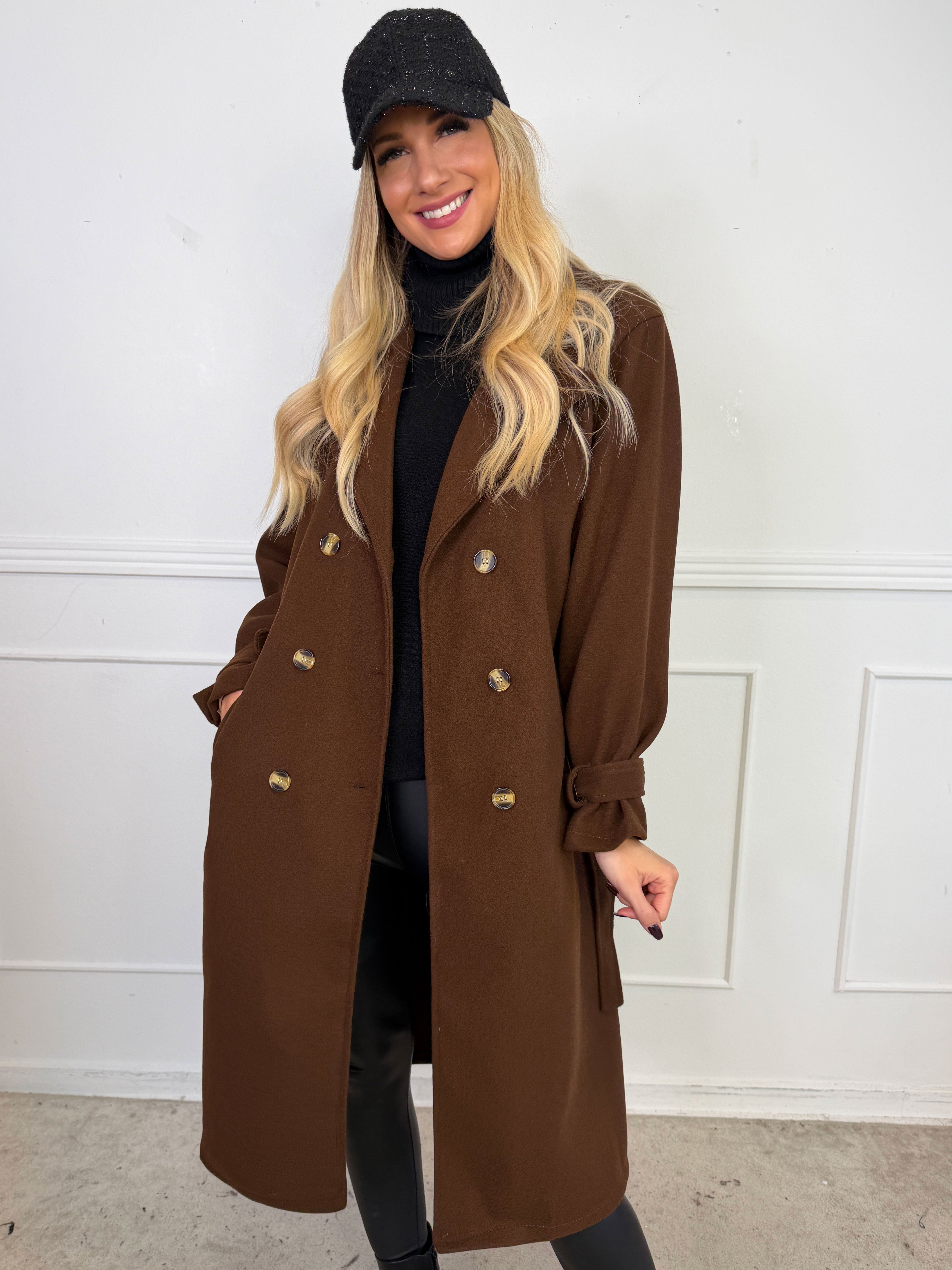 Sharpay Coat - Trenchcoat med knytband