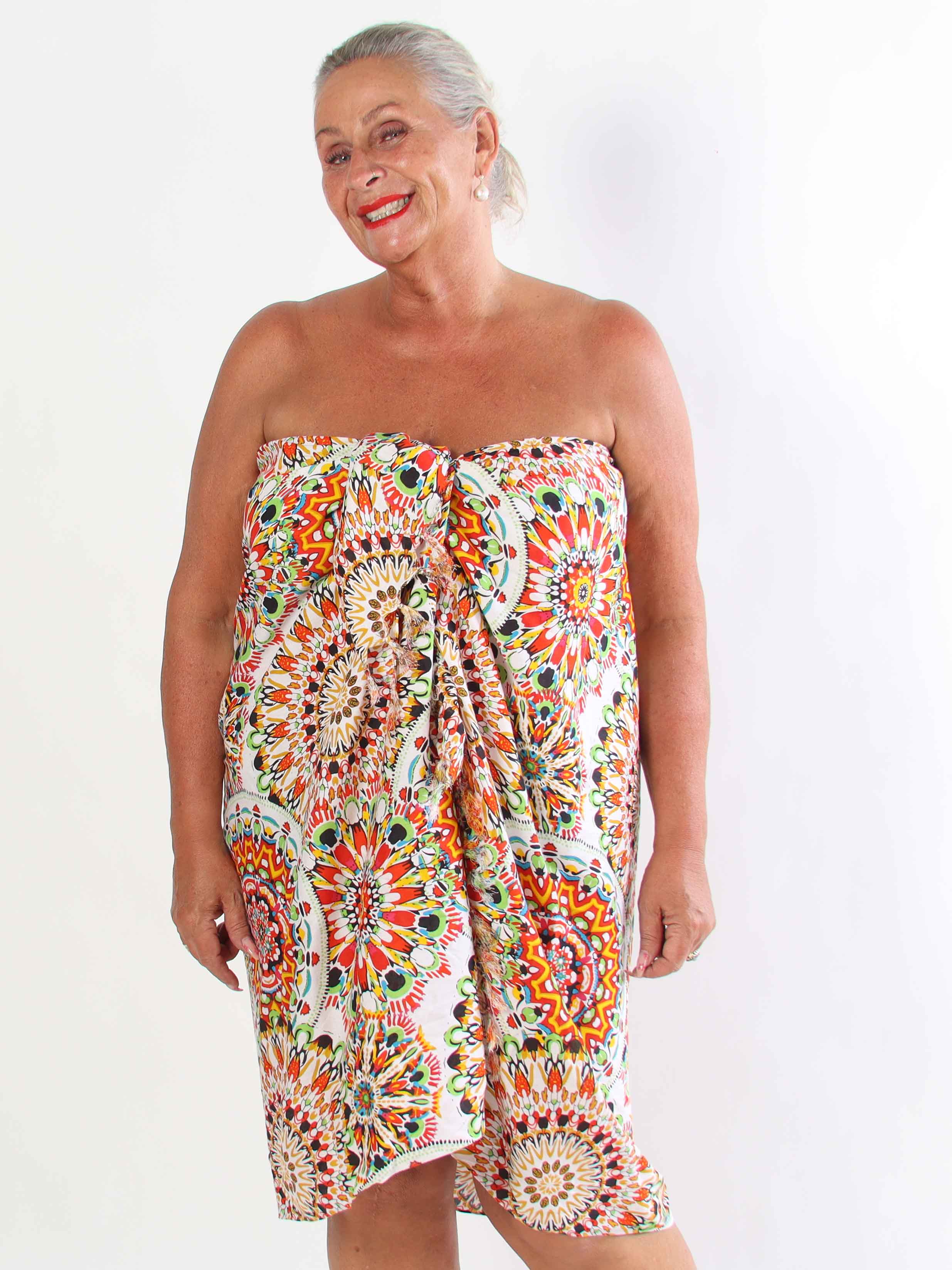 Zizi – Mönstrad viskos sarong