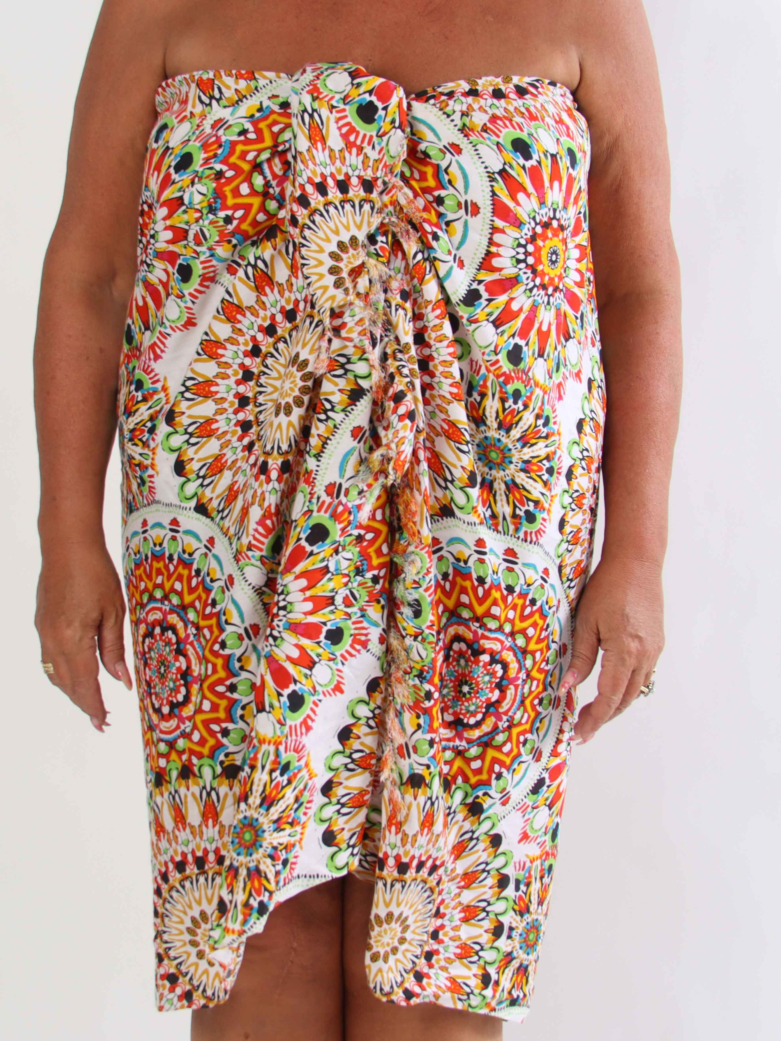 Zizi – Mönstrad viskos sarong